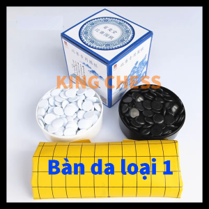 Cờ vây giá rẻ tặng kèm 2 hũ nhựa và bàn nilon (ảnh thật shop chụp)