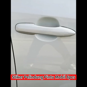 Stiker Logo Pelindung Anti Lecet 8PCS/Set Gores Gagang Handle Pintu Mobil Untuk Mitsubishi Suzuki Toyota Honda Nissan Daihatsu