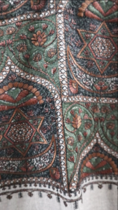 Sorban DOUBLE SHEEP Kashmiri PL731M Full Motif Sulam Timbul