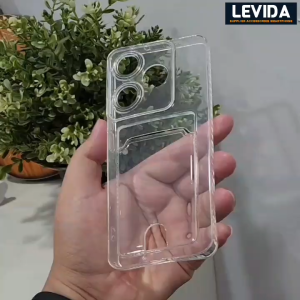 Poco F6 5G Case Slot Kartu / Card Case Bening