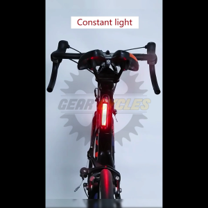 LED Rear Back Light Bicycle Tail Light Mountain Road Bike MTB USB Rechargeable Light Gear Cycles