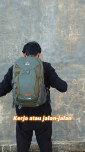 AAM COLLECTION - tas ransel detroit Elbrus outdoor 25 L tas backpack free rain cover