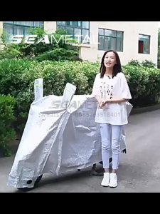 SEAMETAL Motorcycle Cover Anti-aging Waterproof Moto Outdoor Cover Dustproof UV Protection Cover for Scooter Electric Bicycle