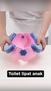 Dejavu Potty baby Pispot training/ Travel Urinal Potty Pee / Baby toilet trainer Pispot training Anak Pispot Lipat Anti Ribet Minimalis HSB817