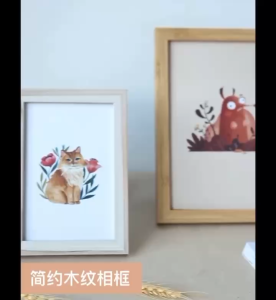 SG Stock [Super Offer] Wooden Photo Frame Picture Frame 4R 5R 6R 8R A4 Frame Table Wall Display Photo Frame for Home Office Art Display Christmas Gift Teachers Day Gift