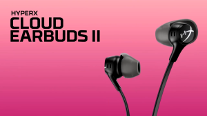 HyperX Cloud Earbuds II หูฟังเกมมิ่งแบบ Earbuds Jack 3.5mm ไดรเวอร์ขนาด 14 มม. พร้อมไมโครโฟนในตัว - Lazada