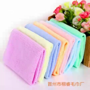 AT.MALL ผ้าเช็ดมือลายหมีนาโน (30x60 ซม.) | ผ้าซับน้ำดีเยี่ยม ขนนุ่ม ไม่หลุด | สำหรับเช็ดมือ/เช็ดตัวเด็ก รุ่น 608