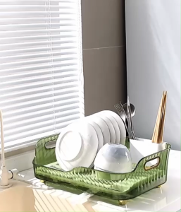 Multifunctional Kitchen Rack Bowl Plate Utensils Organizers Draining Dish Shelf Rack Holder Rustproof