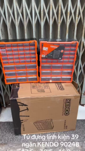 Tủ đựng linh kiện 39 ngăn KENDO 90248 47.5 x 38.5 x 16.2 cm