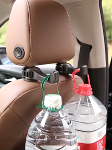 Móc treo đồ trên ô tô gài trước sau ghế  kèm giá đỡ kẹp điện thoại trên xe tiện lợi thiết kế chắc chắn cao cấp