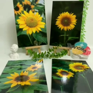 TENNESY HIASAN DINDING SUN FLOWER 20x30CM WALL DECOR PAJANGAN KAYU POSTER DEKORASI DINDING KAMAR TIDUR RUMAH BUNGA MATAHARI