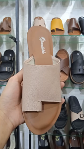 Grandable Selia Sandal Selop Jepit Wanita Karet Empuk Kulit Sandal Teplek Cewek Modis Dewasa Kekinian Sandal Flat Wanita Terbaru 2022 Sandal Papirut Garut Murah