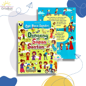 Buku Dongeng Sopan Santun Isi 40 Cerita - Buku Dongeng Pembentuk Karakter Anak