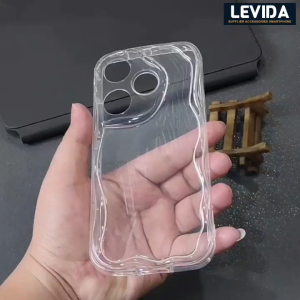 Softcase Silikon Bening Melting Case Gelombang Poco F6 5G Poco M6 4G