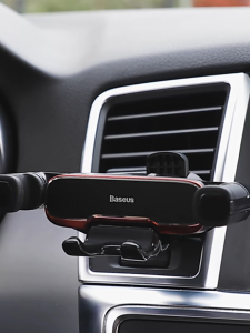 Giá đỡ điện thoại trên ô tô Baseus SUYL-HU Lateral Gravity Car Mount Holder (Kẹp khe gió)