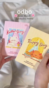 OD2024 โอดีบีโอ สวีท มันช์ อายแชโดว์ พาเลท ODBO SWEET MUNGH EYESHADOW PALETTE 9 สี โทนหวานสีสวยใช้ได้ทุกลุค