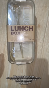 KOTAK MAKAN LUNCH BOX DOUBLE LAYER WHEAT STRAW 750ml SEHAT DAN RAMAH LINGKUNGAN