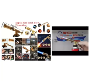 Gas Torch Flame Gun Blow Torch Portable Kepala Las Manual Full Tembaga