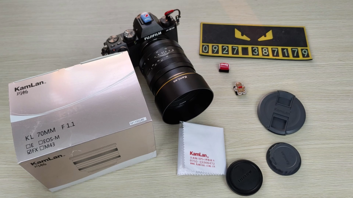 Kamlan 70mm F1.1 EOS-M EF-M 圧倒的に明るい開放F1.1の