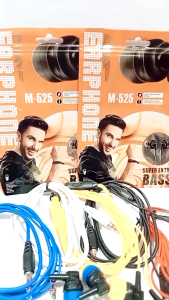 HEADSET HANDSFREE M-525 + MIC STEREO EARPHONE BASS M525