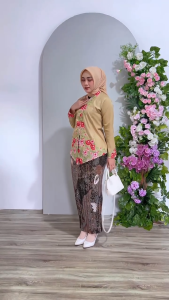 SET KEBAYA ENCIM TANGAN PANJANG ROK PLISKET / KEBAYA BORDIR TOYOBO / KEBAYA ENCIM TERBARU 2024