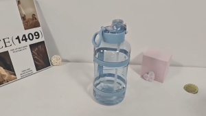 AiShangBei 2000ml Large Capacity Sport Water Bottle Outdoor Drinking Bottle Plastic