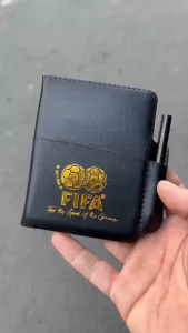 [Xịn] Bộ Thẻ Trọng Tài Thẻ Đỏ Và Vàng Kèm Sổ Bút Ghi Chép Thiết Bị Trọng Tài Phụ Kiện Bóng Đá