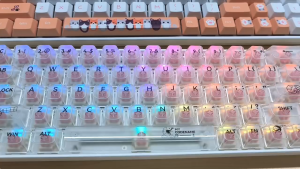 [Dikirim dalam 1 hari] ZIFRIEND Keyboard Mekanik-Poros Magnetik M68-Poros Magnetik Gotik-Warna Siang Hari Ekstrim-RGB Mode Tunggal-Keyboard Gaming-Keyboard Kantor