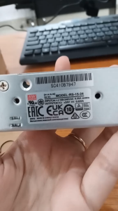 Power Supply Adaptor Switching Mean Well RS 15-24 - 15W 24V 0.7A Trafo Travo Jaring PSU SMPS [Garansi 3 tahun]