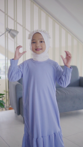 Hirihita Lulu A007 Baju Gamis Lulu Anak Perempuan Creep Spandek Sablon Kuda Poni Tail Unicorn 12 Pilihan Warna Hitam Maroon Salem Biru Navy Ungu Lilac Fuschia Pink Cokelat Bata 1-12 Tahun