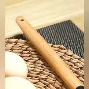 Spatula Silicone Utensil Spatula Silikon Tahan Panas Gagang Kayu Anti Lengket Alat Masak Food Grade