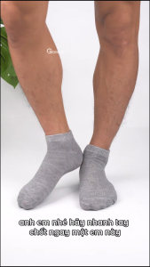 Combo 5 đôi vớ cổ ngắn nam nữ tất nam cổ ngắn chất liệu cotton dày dặn thoáng khí khử mùi hôi chân - GOMSOCKS-NGAN-CB5 Tất Nhiều Màu Sắc Cho Nam Nữ Sản Phẩm Thời Trang Cơ Bản Hàng Việt - Lazada
