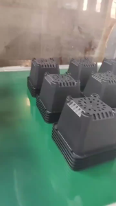 Square resin flowerpot deepening and enlarging simple flowerpot green planting breathable and moisturizing flowerpot