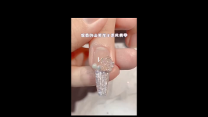 Resin Bunga Mawar Ukuran Mixed 6-8mm/White Rose Camelia Flower Resin 3d Transparan/Dekorasi Nail Arts/Hiasan Nail Arts/Mawar Putih