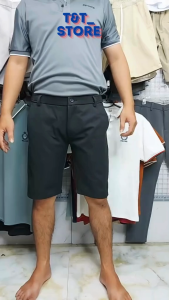 40 - 130 kg Quần short nam lưng kéo có phối thun. Quần short tây âu nam chất cotton co giản 2 chiều Menswear