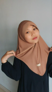 Aluna Hijab Instan Bergo Daily Anak Perempuan Umur 2 - 9 tahun Kerudung Jilbab Jersey Super Adem