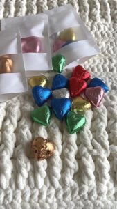 Alfredo & Beryls Heart Milk Chocolates Ziplock - 4pc pack Corporate Wedding Event Doorgift Halal