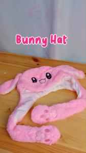 LED Bunny Hat Topi Kelinci Bergerak Topi Bergerak Kelinci