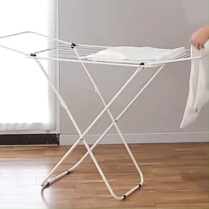 Foldable Clothes Drying Rack Thickened Folding Drying Rack Space-saving Clothes DryingRack for Balcony