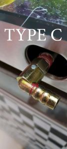 Universal Gas Stove Hob Inlet Joint Hose Connection L Shape Elbow Gas Stove Spare Parts Penyambung gas paip dapur