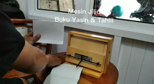 MESIN SEMI OTOMATIS JILID BUKU YASIN ALAT BIDDING