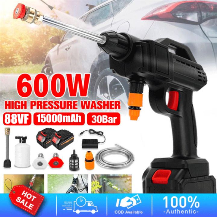 Local Stock 88v Portable High Pressure Washer Machine 15a 30bar