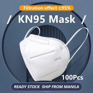 50pcs Korea KN95 Masks Original White KN95 Masks FDA Approved High Quality Masks Disposable Masks 5 Layers Washable