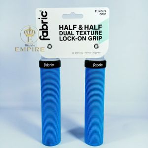 Fabric Funguy Grips Half & Half Dual Texture Hand Grip Handgrip Lock On Grip Bicycle Empire