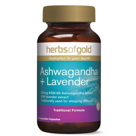 HERBS OF GOLD ASHWAGANDHA+LAVENDER 60Sx2