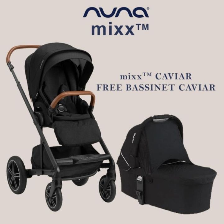 Stroller Reversible Nuna Mixx 2019 Free Bassinet Carrycot Kereta