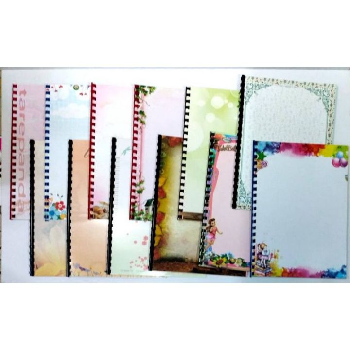 30 Sheet Buku Skrap Folio Set / Scrap Book / Folio Binding Set (RANDOM