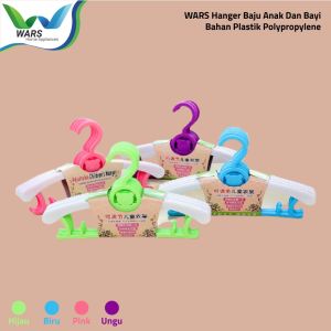 WARS Hanger Baju Anak Dan Bayi Bahan Plastik Polypropylene