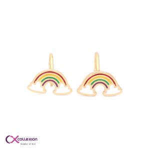 Collexion Rainbow Of Hope Anting  Anak Lapis Emas Gold Plated CX56210014G