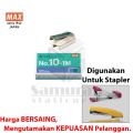 Isi Staples Max No. 10 Ori / Refill Stapler no 10 / isi Stepler Hekter Kecil Asli Jepang. 